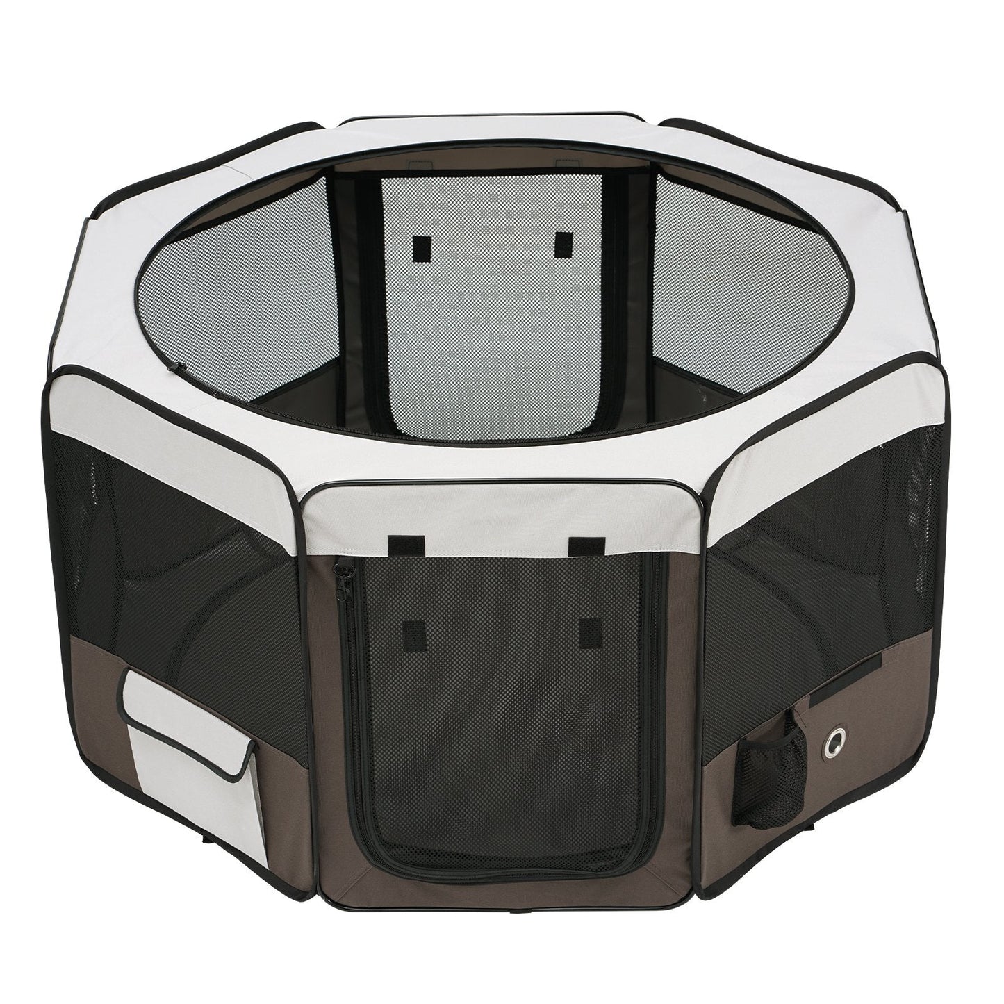 Hopfällbar lekhage för husdjur